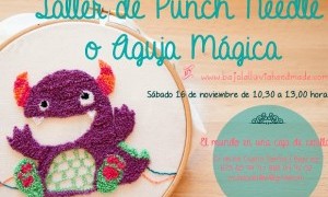 Taller de Punch Needle o Aguja Mágica en El Mundo en una Caja de Cerillas