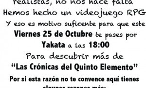 Presentación del juego Las Crónicas del Quinto Elemento