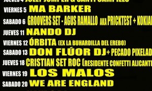 Conciertos Sala Revolver Octubre 2013