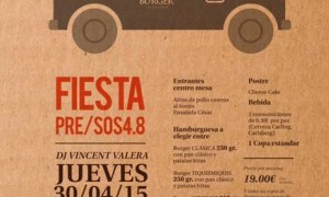 Fiesta Pre/SOS4.8 en El Burger by Tiquismiquis