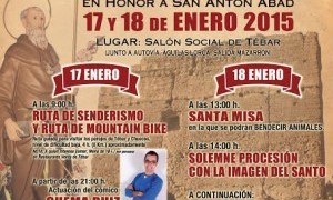 Fiestas en honor a San Antón Abad en Tebar, Águilas