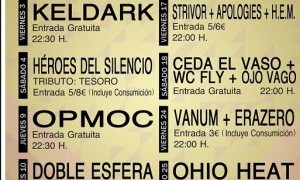 Programación Sala La Tejera Julio 2015