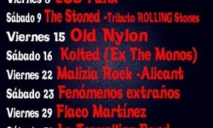 Conciertos Sala Revolver para noviembre