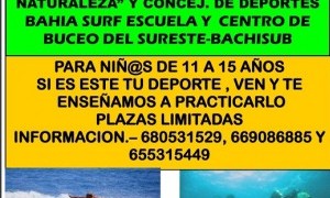 Cursos de Buceo, Surf y Bodyboard en Mazarrón